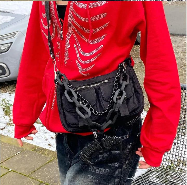 Sweat à capuche Y2K